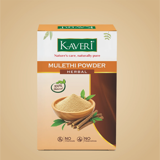 Kaveri Mulethi Powder for Skin & Hair Care | Licorice Powder for Face Packs, Herbal Hair Masks & Natural Beauty Care | 200g