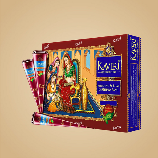 Kaveri Ready to Use Henna Cone for Smooth Mehendi Application – 12, 24, 36 & 46 Packs