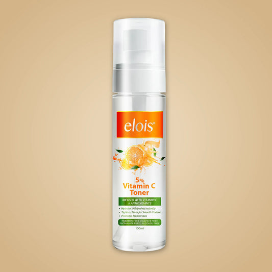 Elois 5% Vitamin C Toner for Face | Skin Brightening & Hydration | 100 ml | 100 g
