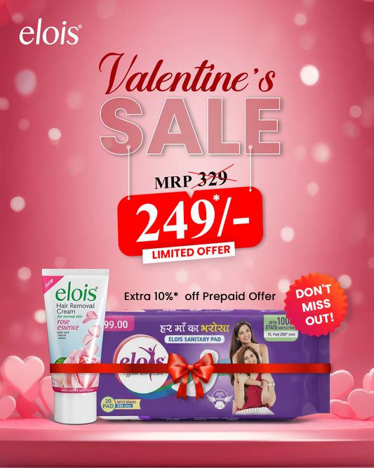 HRC Rose (100gm) + Sanitary Pad