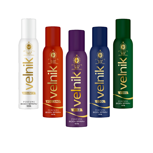 Perfume Body Spray (Cool + Bold + Volcano + Vibe + Bounce)