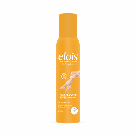 Elois Hair Removal Foam Spray For Women Painless Hair Removal For Arms Underarms Legs & Bikini Line With Papaya Extract Suitable For All Skin Type 200ml (Pack of 1 & 2, Papaya)