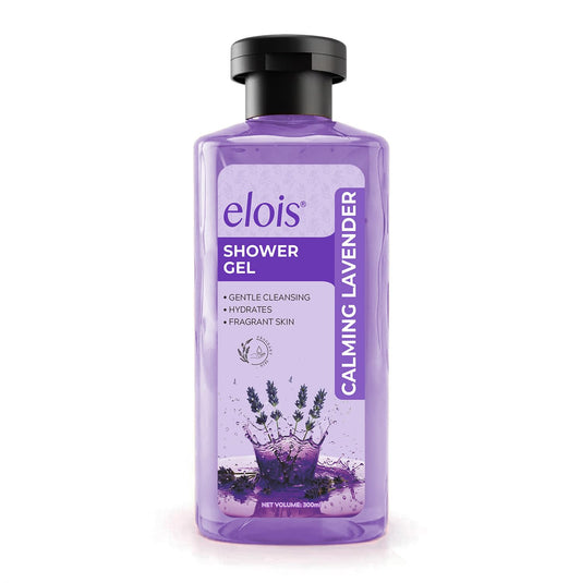 Elois Body Shower Gel For Gentle Cleansing With Deep Nourshing Formula Hydrates Skin for Women & Men Suitable for All Skin Types 300ml (Lavender)