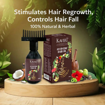 Rediscover Natural Hair Strength with Kaveri Ayurvedic Hair Oil