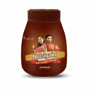 Nutrigain Plus Ayurvedic Weight Gainer Capsules For Men And Women (30 & 60 Capsules)