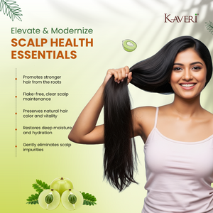 Kaveri Amla Powder for Hair & Skin Care Natural Indian Gooseberry Powder | Herbal Hair Mask & Face Pack | Chemicals & Preservatives Free 200gm