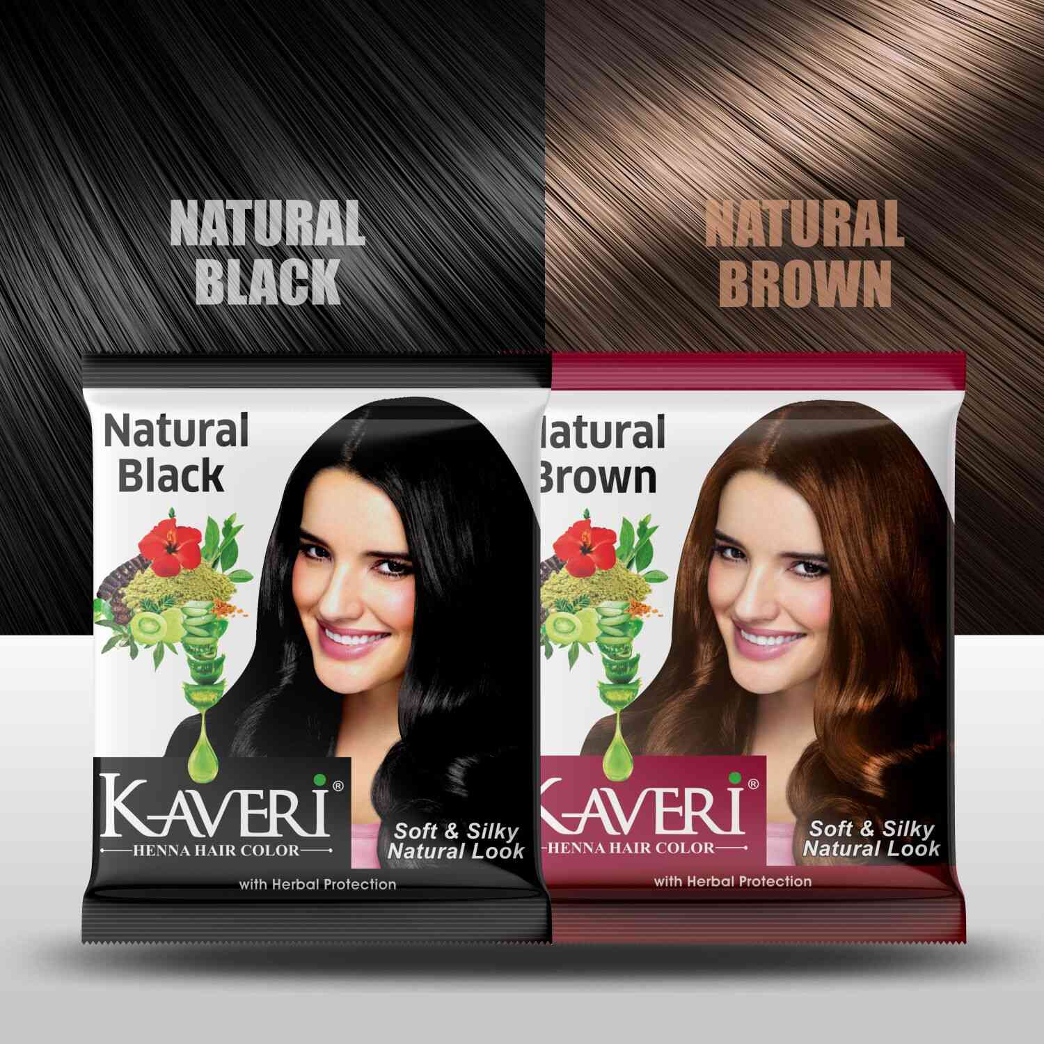 Kaveri Henna Hair Color – (Pack of 20 sachets) +Free 25g Elois Hair Removal Cream