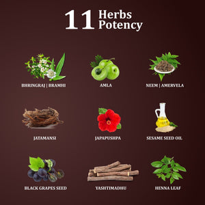 Kaveri Ayurvedic Hair Oil for Hair Regrowth, Hair Fall Control & Scalp Nourishment – 100% Herbal Formula with 11 Natural Ingredients.