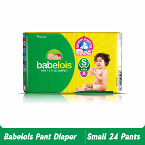 Babelois Pant Style Diapers for Babies| New Baby Diapers with Cottony Soft Advance Gel Technology | Overnight Absorption (S, L, M, 24, count)