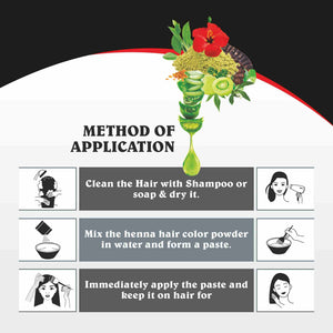 KAVERi Natural Black & Brown Henna Hair Color |Hair Color Dye For Men Women|No Ammonia Enriched With Vital Herbs 10Gm (Pack Of 10)