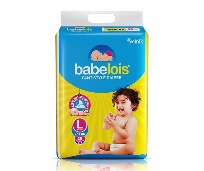 Velnik Large Size Baby Diapers for Active Babies | Long Lasting Dryness