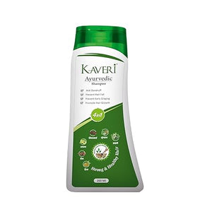 Kaveri Complete Hair Care Combo – Heat Protect Spray + Ayurvedic Shampoo + Natural Black Hair Color