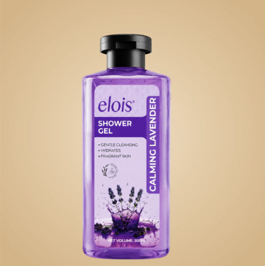 Elois Lavender Body Wash With Glycerin For Gentle Cleansing & Hydrating Soft Skin For Women & Men | 300ml