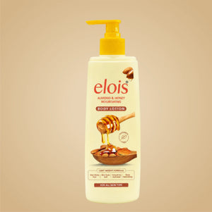 Elois Almond Body Lotion with Honey & Vitamin E for Men & Women, 300 ml