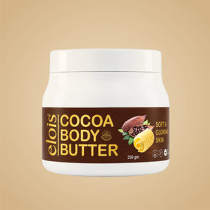 Elois Cocoa Body Butter with Cocoa Butter, Shea Butter & Vitamin E for Men & Women | 250G