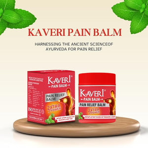 Kaveri Pain balm 2X Xtra PowerAyurvedic balm for effective Relief from Headache and Body pain,Sprain Muscle Pain, Joint Pain, Knee Pain and Cold (pack of 10, 8gm each)