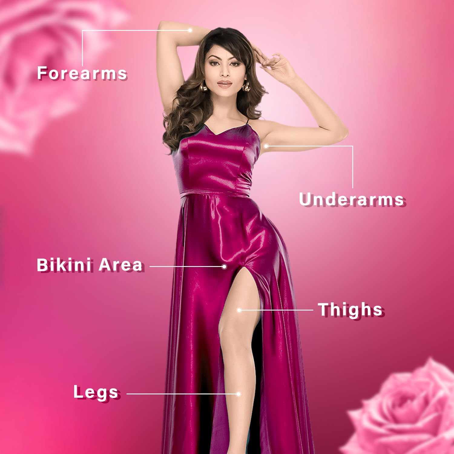 HRC Rose (100gm) + Sanitary Pad