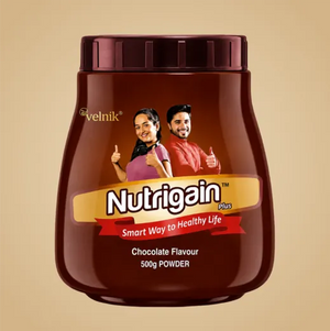 Nutrigain Ayurvedic Powder to Gain Weight with Ashwagandha - Chocolate Flavour | 500g