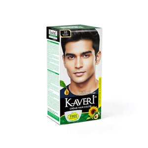 Kaveri Complete Hair Care Combo – Heat Protect Spray + Ayurvedic Shampoo + Natural Black Hair Color