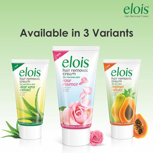 Elois Hair Removal Cream for Women Bikini Area, Underarms & Legs | Silky Soft Skin with Papaya Essence | For Legs, Underarms & Arms – 50g