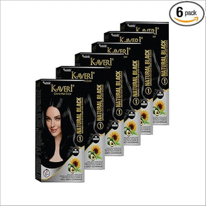 Kaveri Creme Hair Color - Organic Hair Colour With Grey Coverage - Long Lasting Conditioning Hair Color - For Natural Looking Results