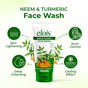 Elois Neem Purifying Face Wash Deep nourishment and Hydration for Radiant Skin Naturally, Remove Excess Oil, For Men & Women 100gm