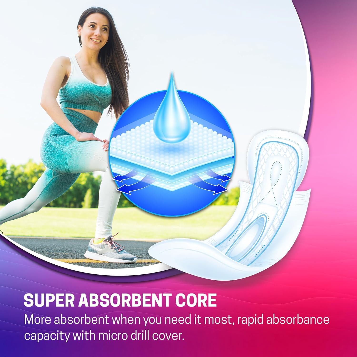 HRC Rose (100gm) + Sanitary Pad