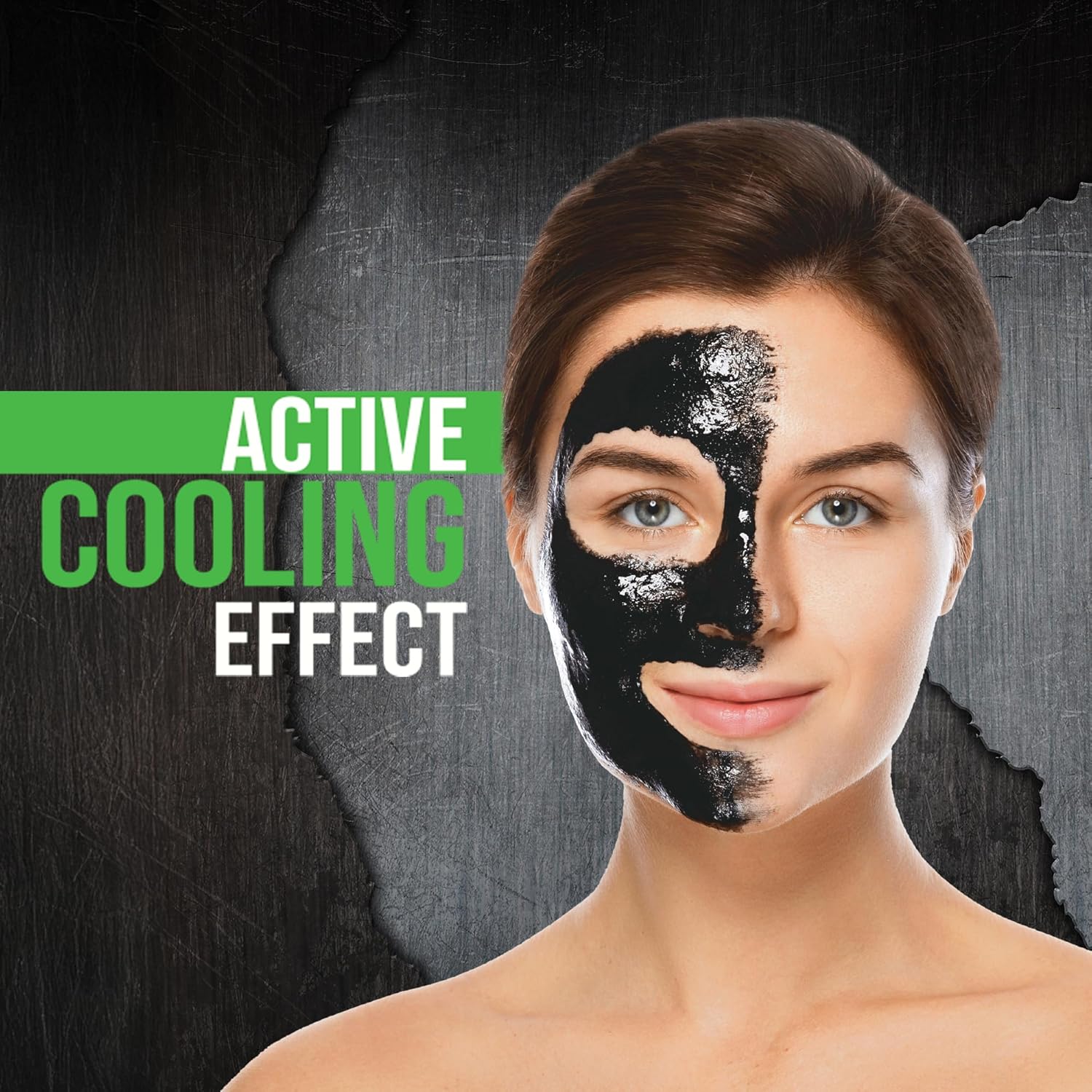 Elois Charcoal Peel Off Face Mask for Men & Women | Removes Blackheads and Whiteheads | Active Cooling Effect | Deep Skin Purifying Cleansing (100 gm)