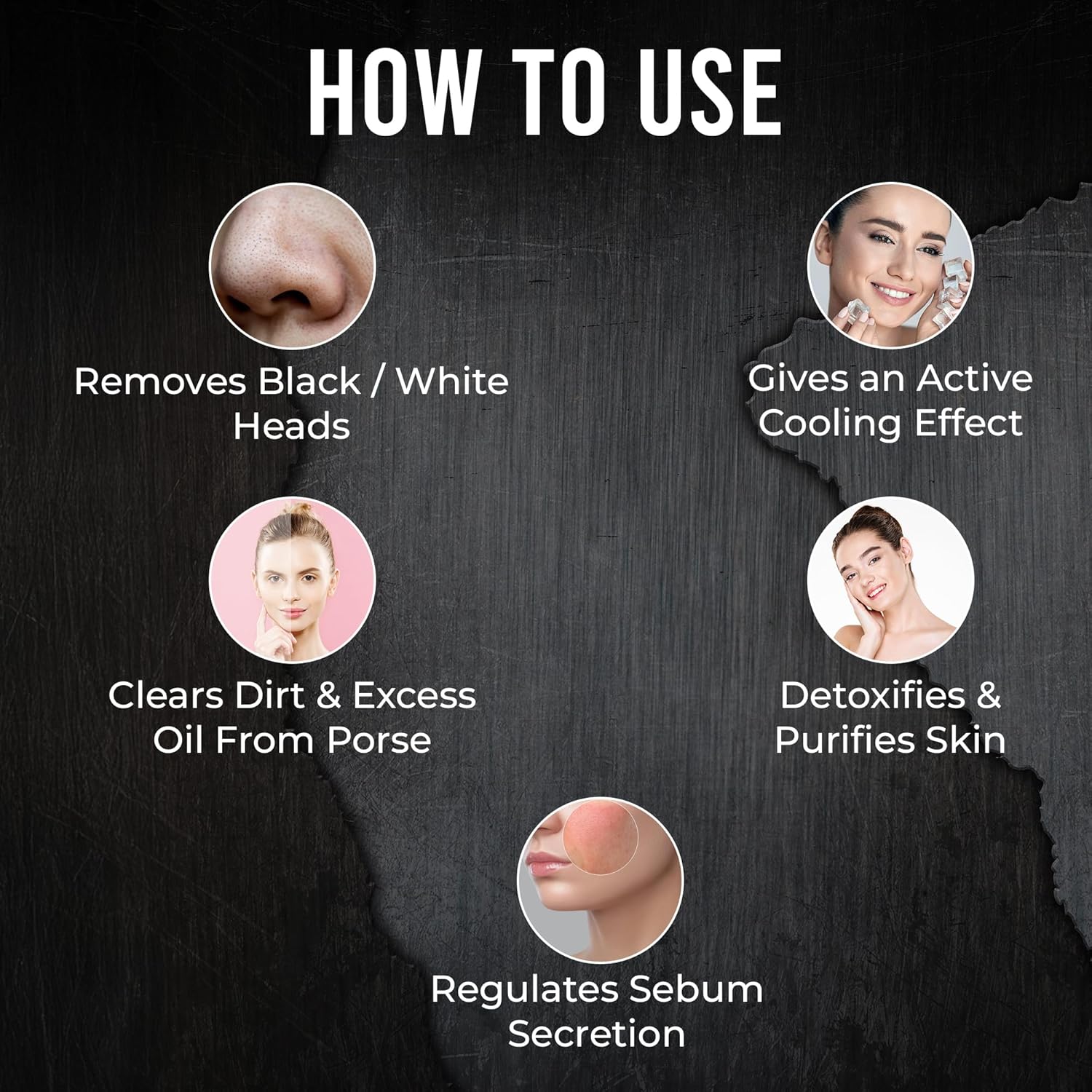 Elois Charcoal Peel Off Face Mask for Men & Women | Removes Blackheads and Whiteheads | Active Cooling Effect | Deep Skin Purifying Cleansing (100 gm)