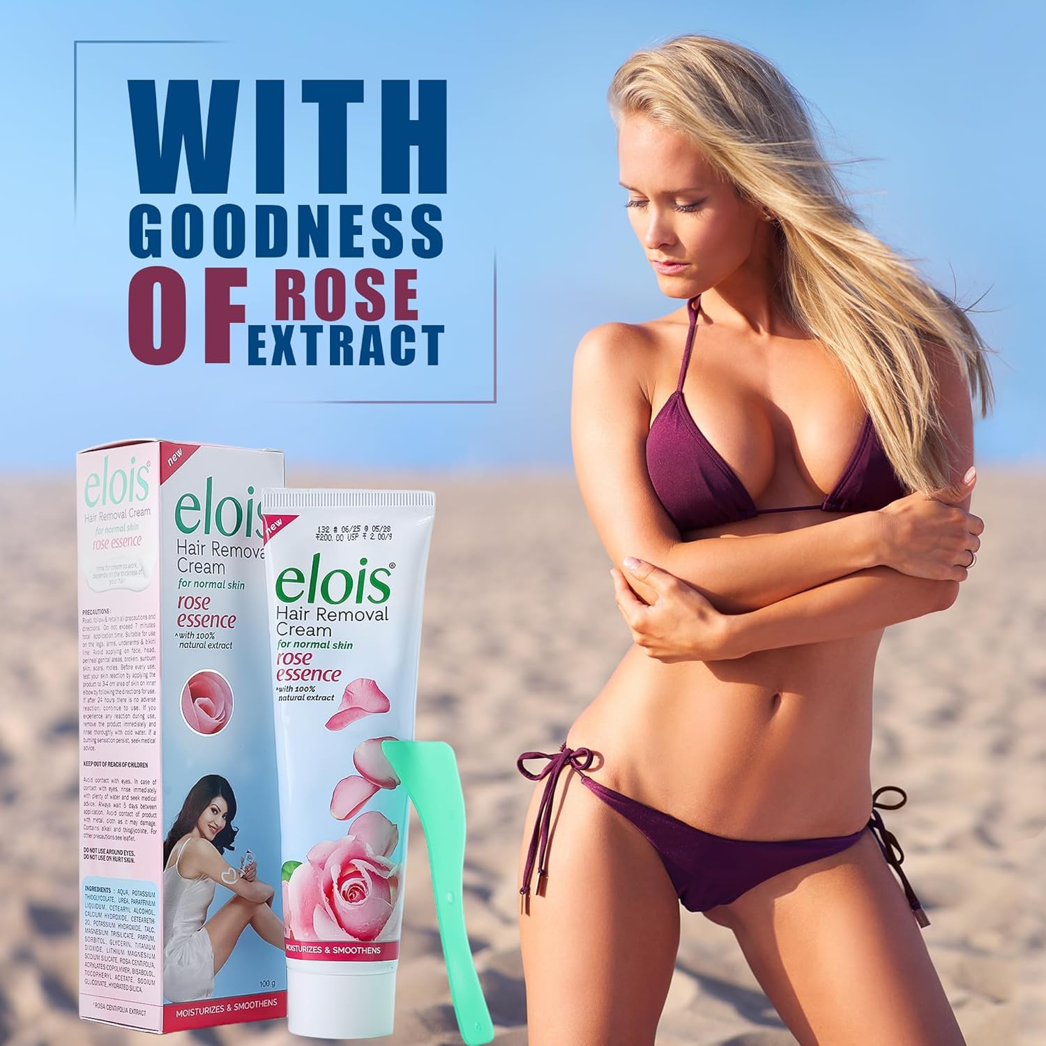 HRC Rose (100gm) + Sanitary Pad