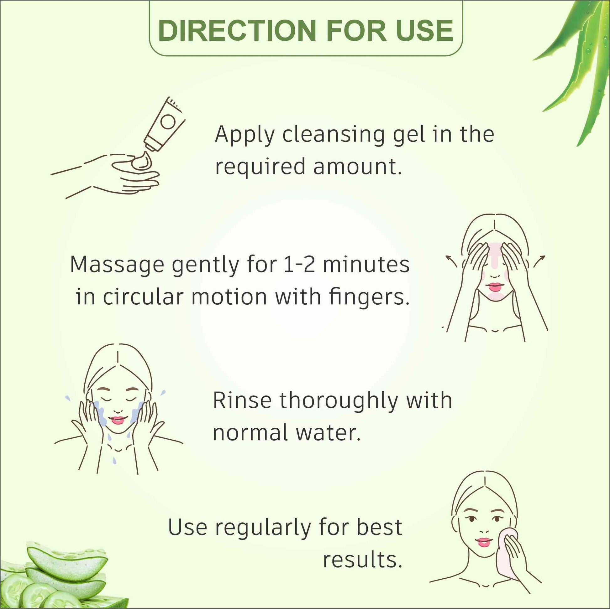 Elois Aloevera and Cucumber Cleansing Gel (Buy 1 Get 1 Free)