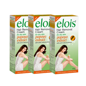 Elois Papaya Hair Removal Cream with Gentle Formula 25g – Pack of 2, 3, 4 & 6