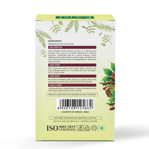 Kaveri Shikakai Powder for Hair Care | Natural Herbal Hair Cleanser | Ayurvedic Hair Mask & Scalp Care Powder | Chemicals & Preservatives Free 200gm