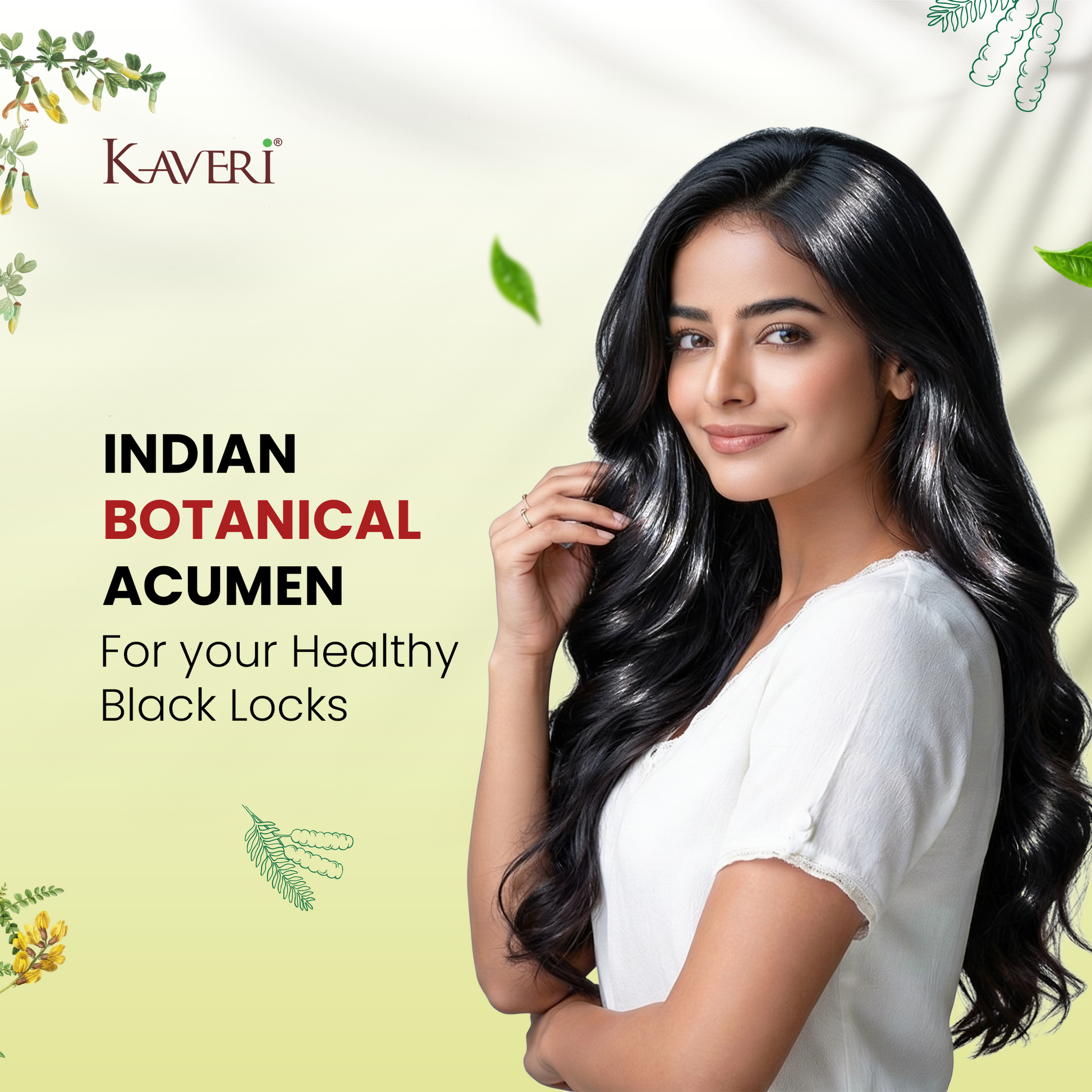 Kaveri Shikakai Powder for Hair Care | Natural Herbal Hair Cleanser | Ayurvedic Hair Mask & Scalp Care Powder | Chemicals & Preservatives Free 200gm