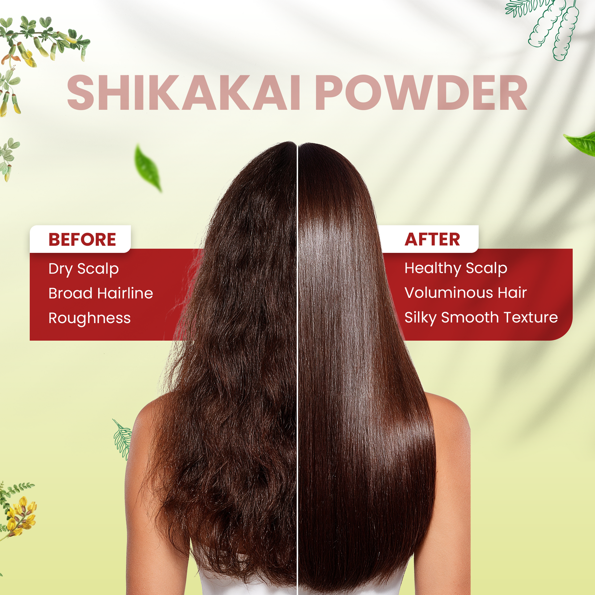 Kaveri Shikakai Powder for Hair Care | Natural Herbal Hair Cleanser | Ayurvedic Hair Mask & Scalp Care Powder | Chemicals & Preservatives Free 200gm