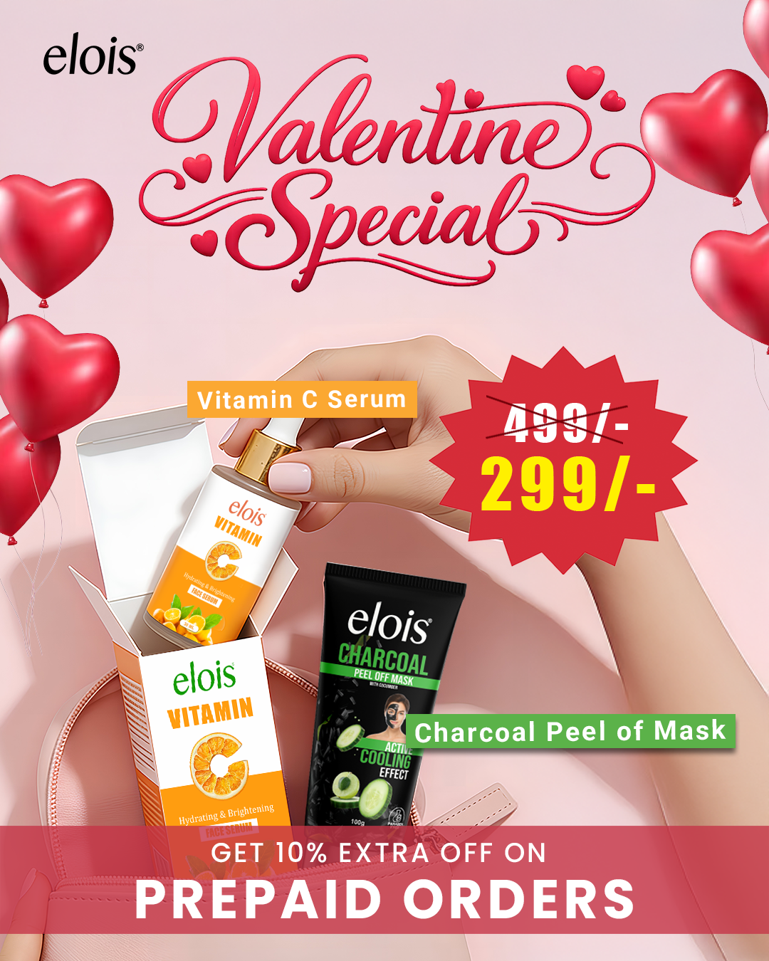 Peel off Mask + Vitamin C serum