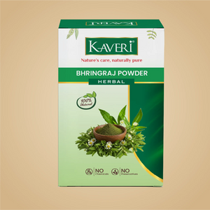 Kaveri Bhringraj Powder for Hair Care | Pure Ayurvedic Herbal Powder | 100% Pure Bhringraj (Eclipta alba) | No Added Chemicals or Preservatives | 200g
