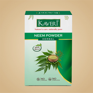 Kaveri Pure Neem Leaf Powder for Face & Hair Care | Herbal Powder for DIY Face Packs & Hair Masks | No Added Chemicals or Preservatives | 200g