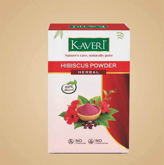 Kaveri Organic Hibiscus Powder | Hibiscus Flower Powder for Hair Care, Face Packs & DIY Beauty Care | 200g