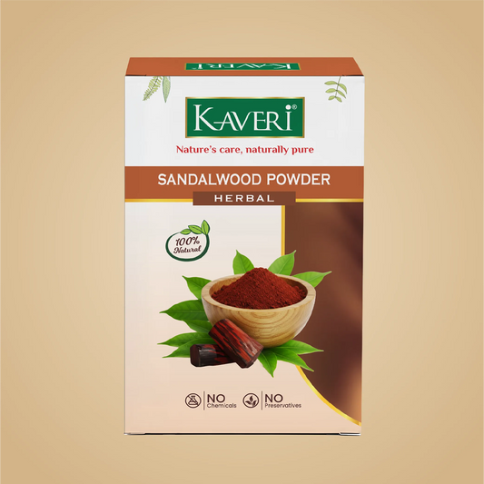Kaveri Ayurvedic Red Sandalwood Powder for Face Pack & Herbal Skin Care | Pure Organic Rakta Chandan | 200g