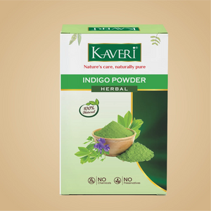 Kaveri Herbal Indigo Powder for Hair | 100% Pure Indigo Leaf Powder | 200g
