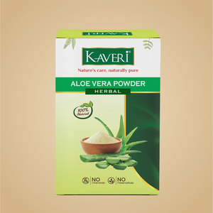 Kaveri Aloe Vera Natural Organic Powder for Hair & Skin | Chemical & Preservatives Free | For Face Pack Hair Mask & Scalp Nourishment | 200gm