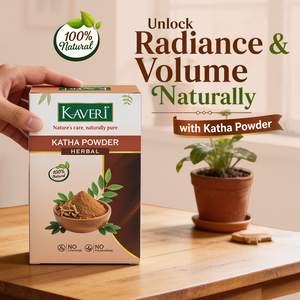 Kaveri Katha Powder for Hair & Skin Care Natural Organic Herbal Katha Powder | DIY Face Pack & Hair Mask | No Chemicals & No Preservatives 200gm