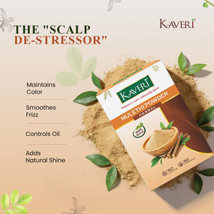 Kaveri Mulethi Powder for Skin & Hair Care | Pure Licorice Root Powder | Natural Face Pack for Glowing Skin | Herbal Hair & Scalp Care | Chemical & Preservative Free | 200g