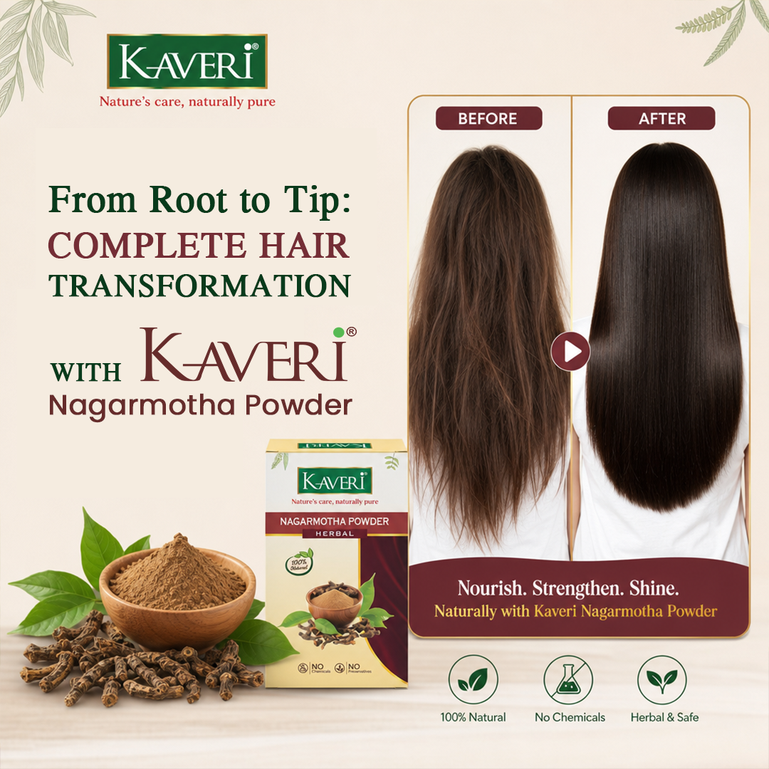 Kaveri Nagarmotha Powder | 100% Pure Cyperus Rotundus Powder for Skin & Hair Care | Ayurvedic Herbal Powder | 200g