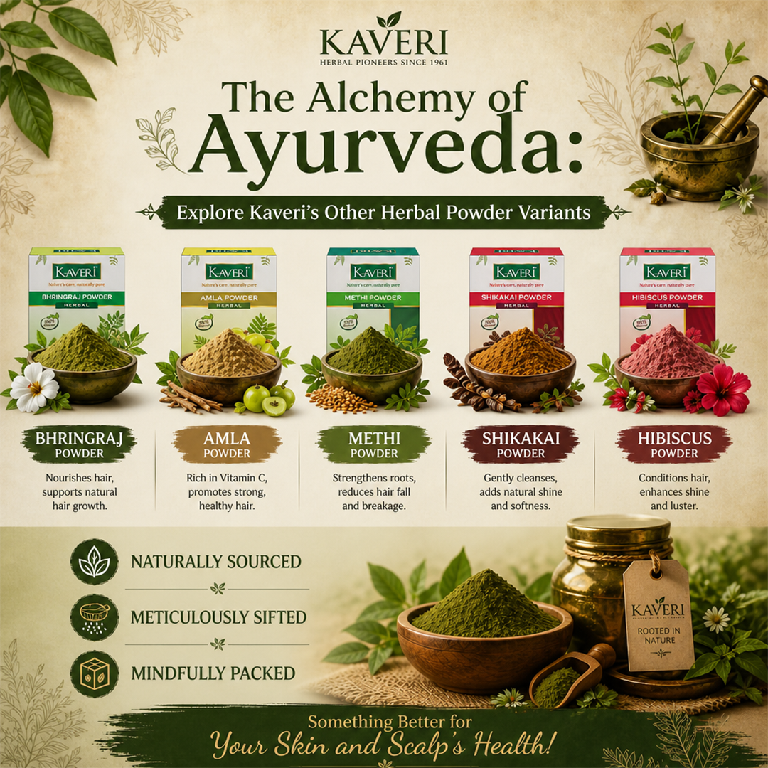 Kaveri Turmeric Powder for Face & Hair | Pure Haldi Powder for DIY Face Packs & Herbal Hair Care | 200g