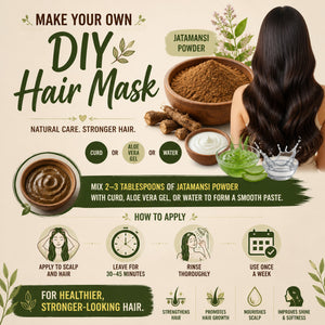 Kaveri Jatamansi Powder for Hair & Skin Care – Natural Herbal Jatamansi Root Powder | Hair Growth & Scalp Care | DIY Face Pack | Chemicals & Preservatives free 200gm