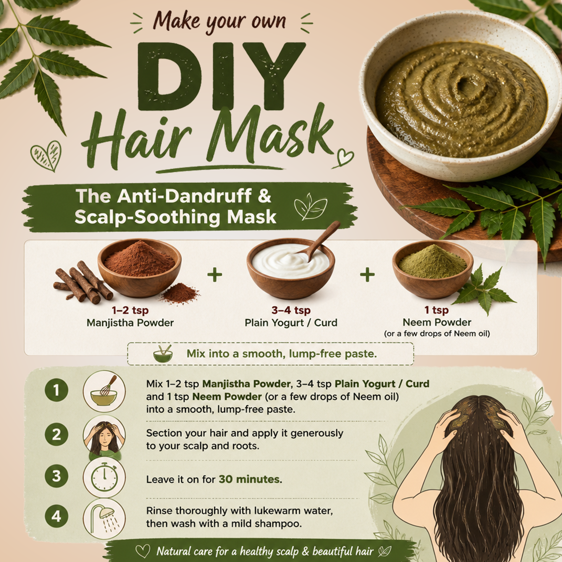 Kaveri Manjistha Powder | Natural Manjistha Root Powder for Skin & Hair Care | Herbal Face Pack for Glowing Skin | Ayurvedic Hair & Scalp Care | Chemicals & Preservatives Free 200g