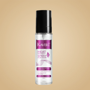 Kaveri Heat Protectant Spray for Hair | Heat Protection up to 220°C | Reduces Frizz up to 48 Hours | Adds Shine & Smoothness | 100 ml