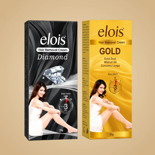 Elois Gold & Diamond Essence Hair Removal Cream for Women – 25g